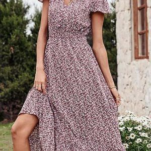 Boho short sleeve dress